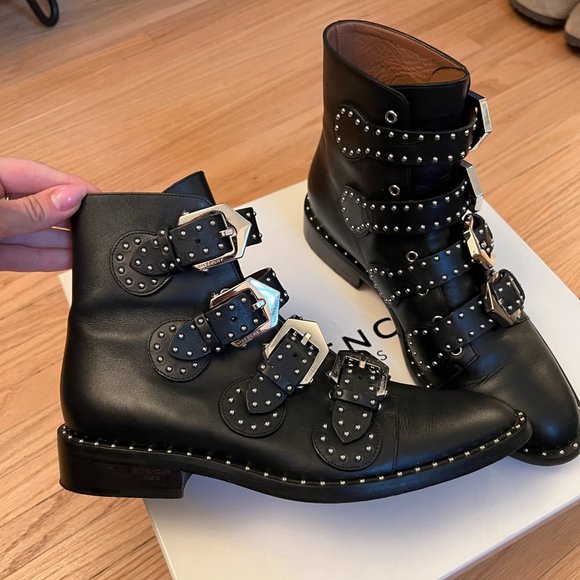LIKE NEW Authentic Givenchy Studded Boots - Picture 2 of 15